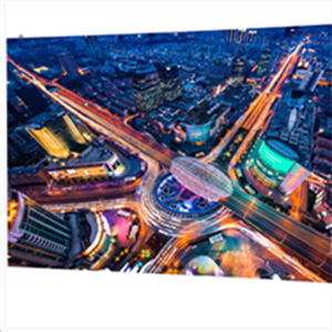 微間距LED全彩監(jiān)控夜間顯示屏_電視墻