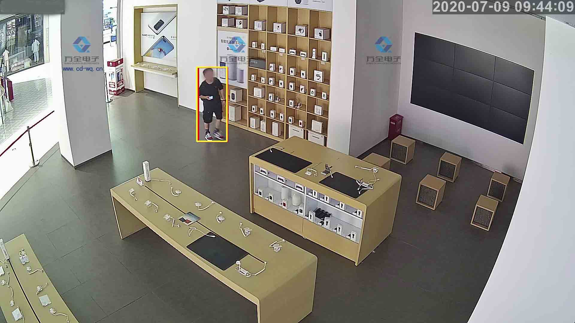 商場店AI人形分析監控系統識別圖